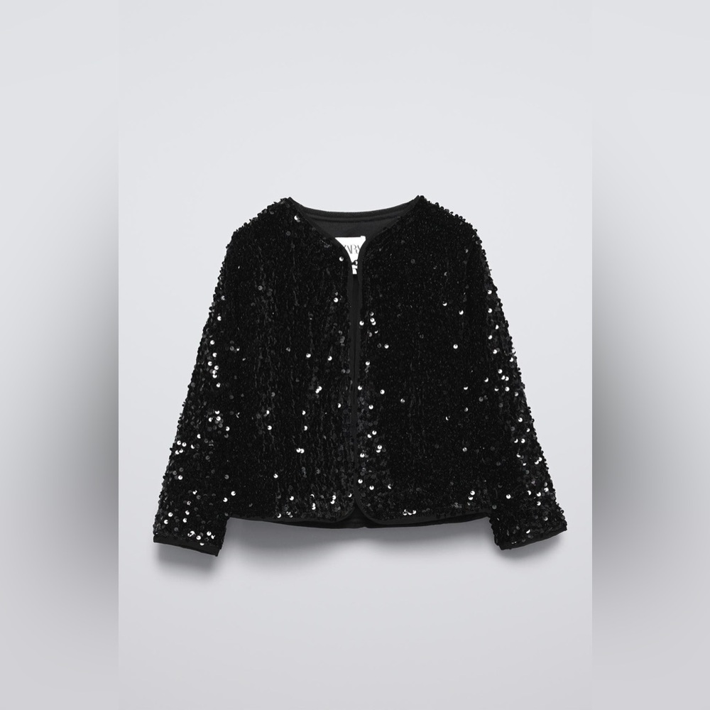 NWT ZARA KIDS SEQUIN JACKET